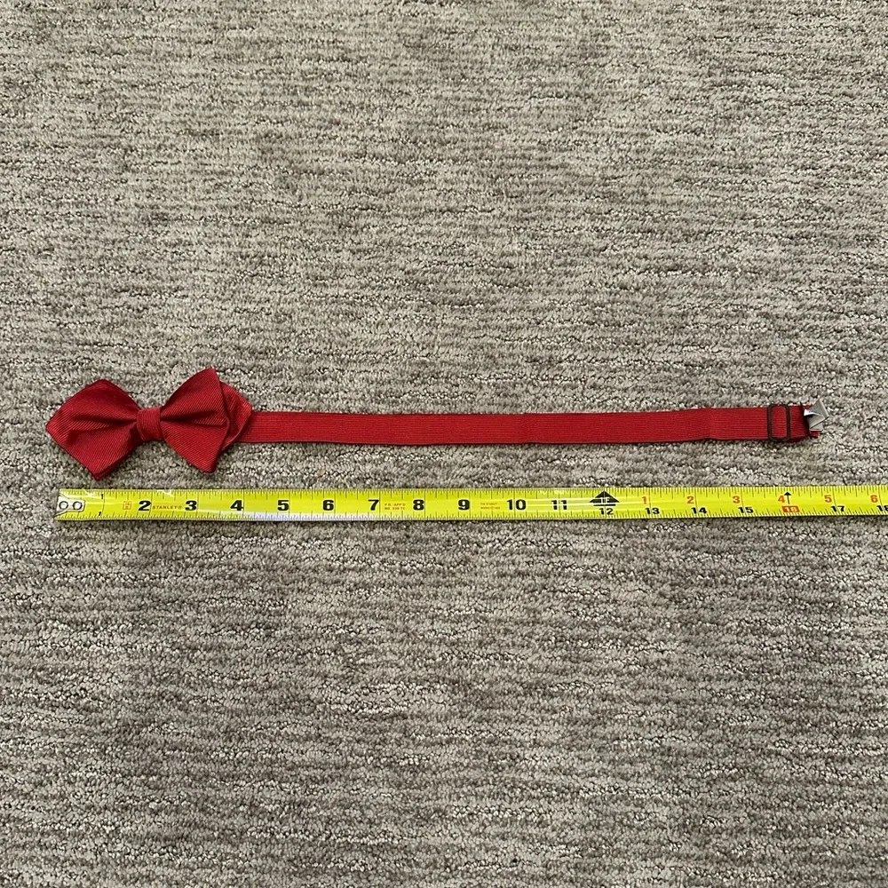 Nordstrom Deep Red Bow Tie